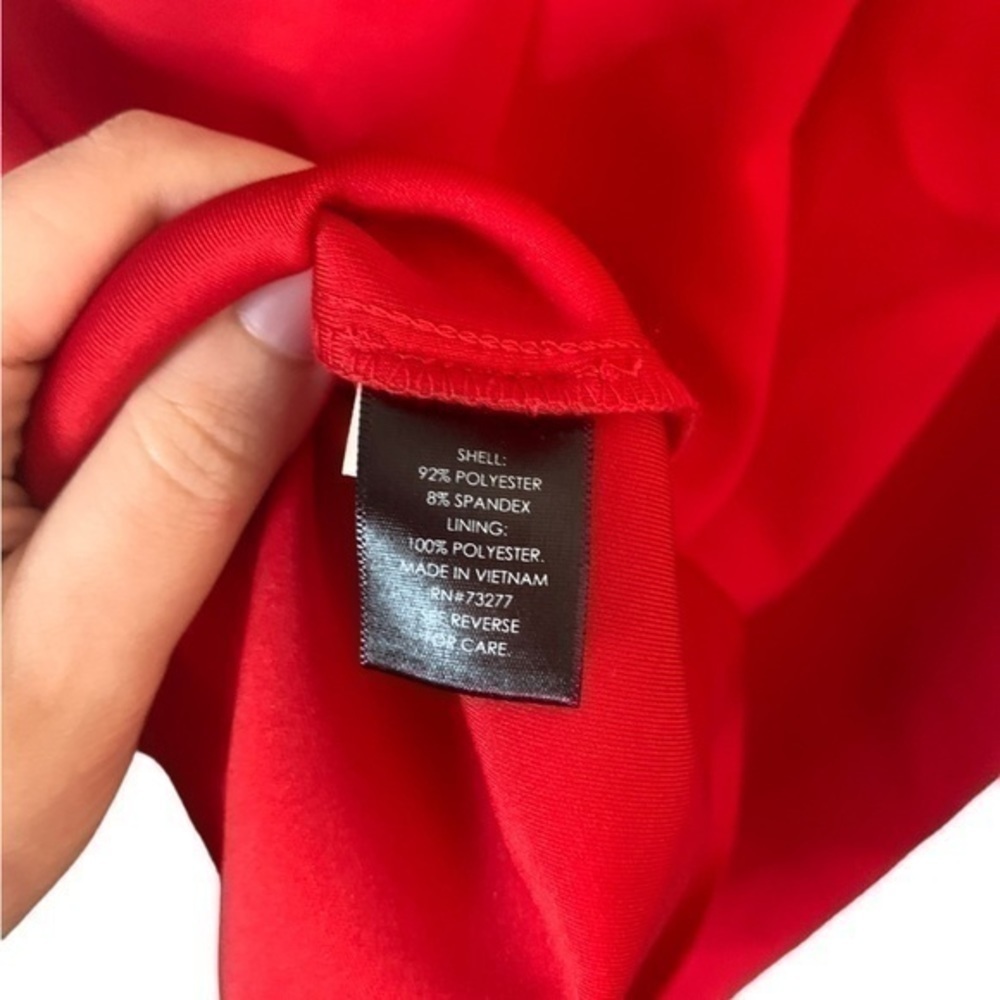 Jason Wu Deep Red Mini Dress Size Medium . - Picture 6 of 7